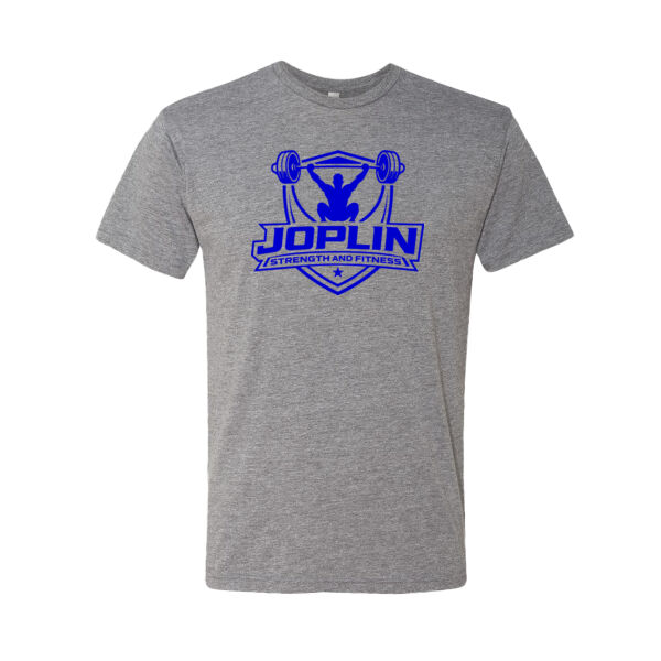Joplin Strength & Fitness Graphic Tee - Unisex Triblend T-Shirt Thumbnail