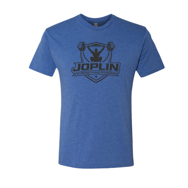 Joplin Strength & Fitness Black Graphic Tee - Unisex Triblend T-Shirt Thumbnail