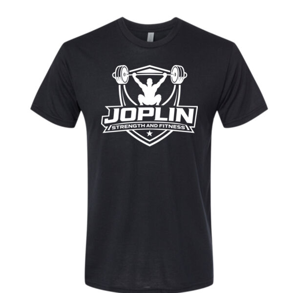 Joplin Strength & Fitness ( White Logo ) Graphic Tee - Unisex Triblend T-Shirt Thumbnail