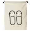 Double Cinch Recycled Canvas Shoe and Accessory Bag Thumbnail